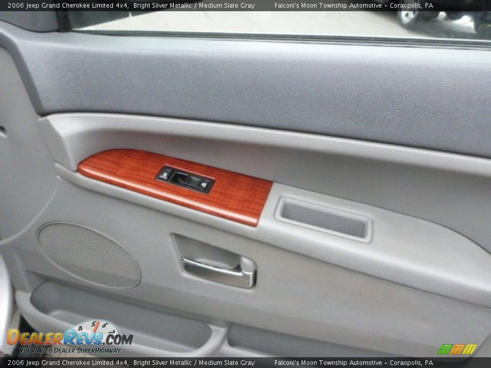 2006 Jeep Grand Cherokee Limited 4x4 Bright Silver Metallic / Medium Slate Gray Photo #12