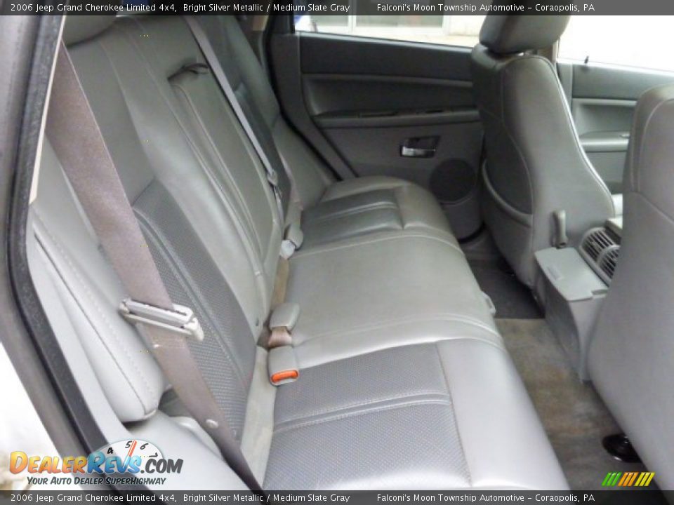 2006 Jeep Grand Cherokee Limited 4x4 Bright Silver Metallic / Medium Slate Gray Photo #14