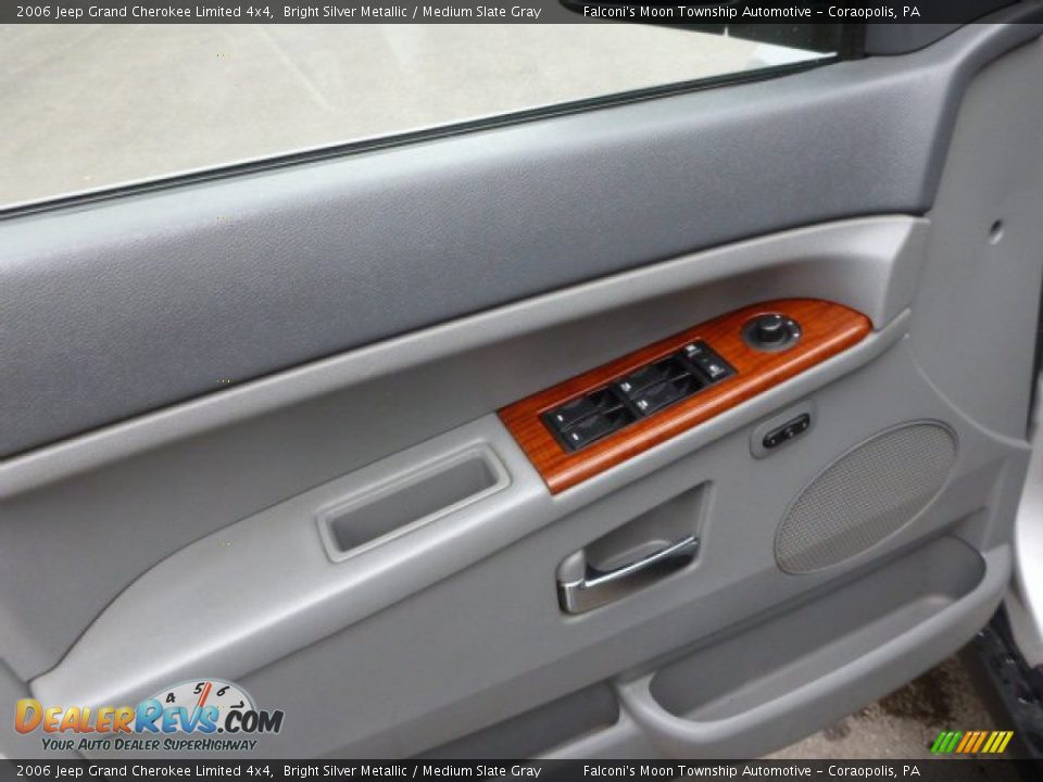2006 Jeep Grand Cherokee Limited 4x4 Bright Silver Metallic / Medium Slate Gray Photo #21