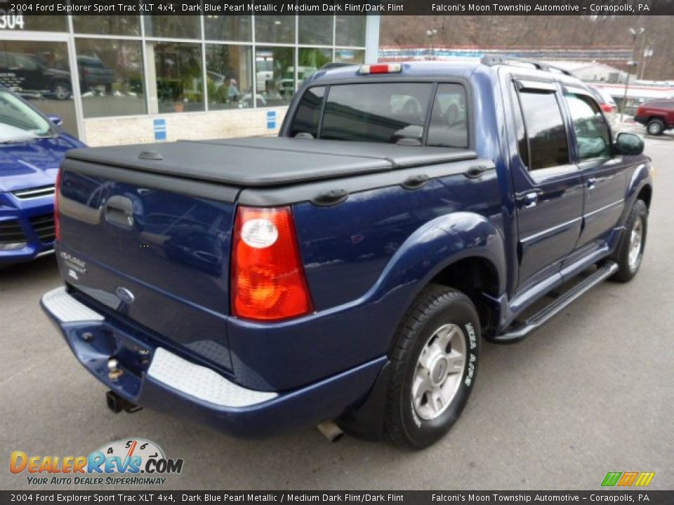 2004 Ford Explorer Sport Trac XLT 4x4 Dark Blue Pearl Metallic / Medium Dark Flint/Dark Flint Photo #2