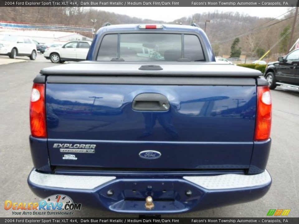 2004 Ford Explorer Sport Trac XLT 4x4 Dark Blue Pearl Metallic / Medium Dark Flint/Dark Flint Photo #3