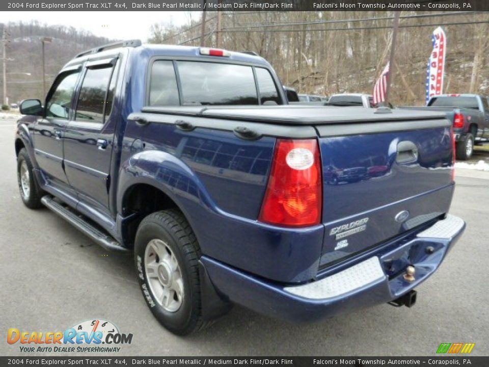 2004 Ford Explorer Sport Trac XLT 4x4 Dark Blue Pearl Metallic / Medium Dark Flint/Dark Flint Photo #4