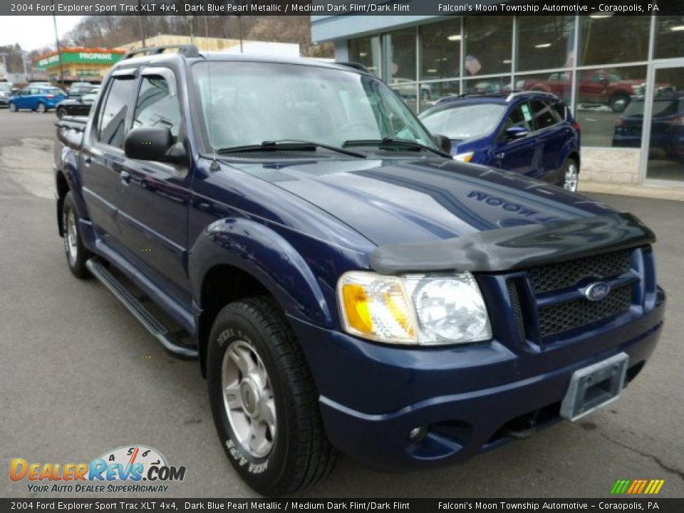 2004 Ford Explorer Sport Trac XLT 4x4 Dark Blue Pearl Metallic / Medium Dark Flint/Dark Flint Photo #8