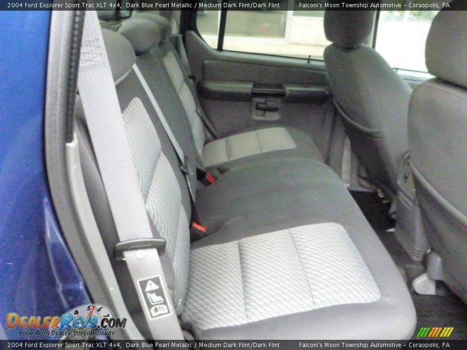 Rear Seat of 2004 Ford Explorer Sport Trac XLT 4x4 Photo #13