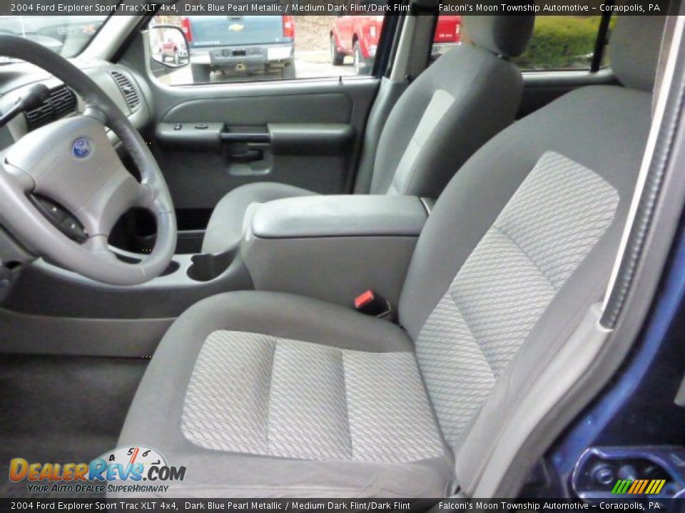 Front Seat of 2004 Ford Explorer Sport Trac XLT 4x4 Photo #15