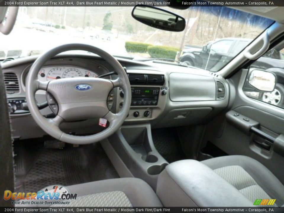 Medium Dark Flint/Dark Flint Interior - 2004 Ford Explorer Sport Trac XLT 4x4 Photo #17
