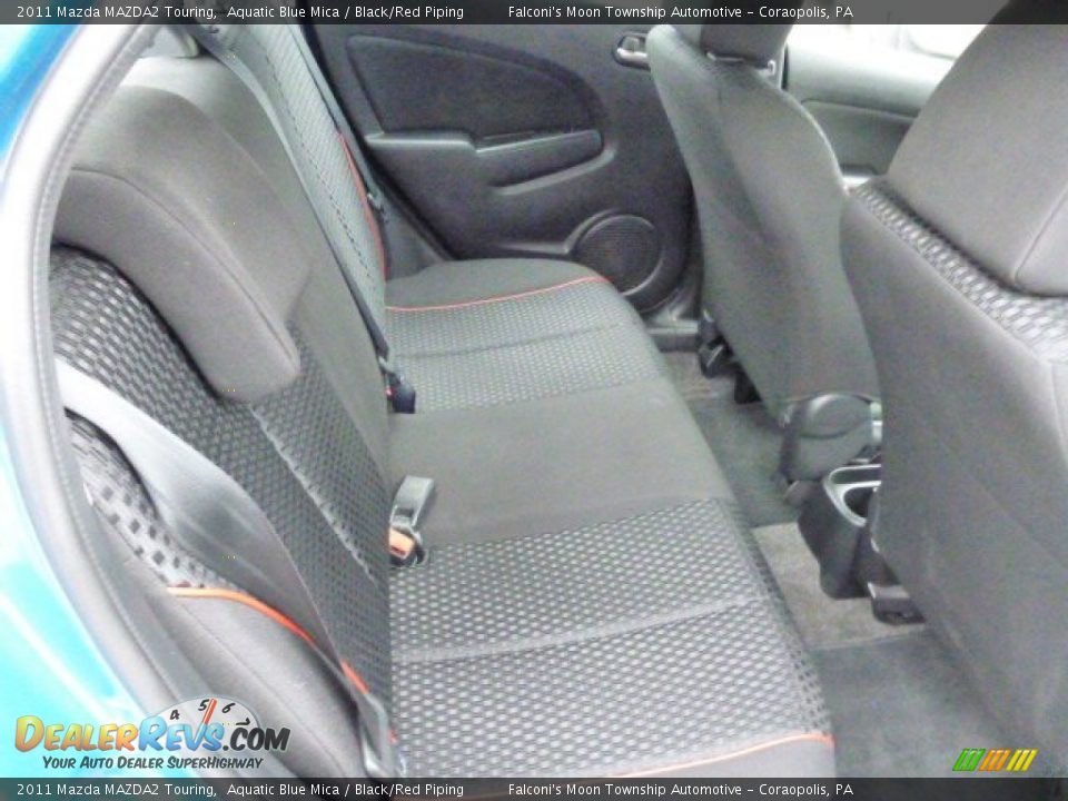 Rear Seat of 2011 Mazda MAZDA2 Touring Photo #13