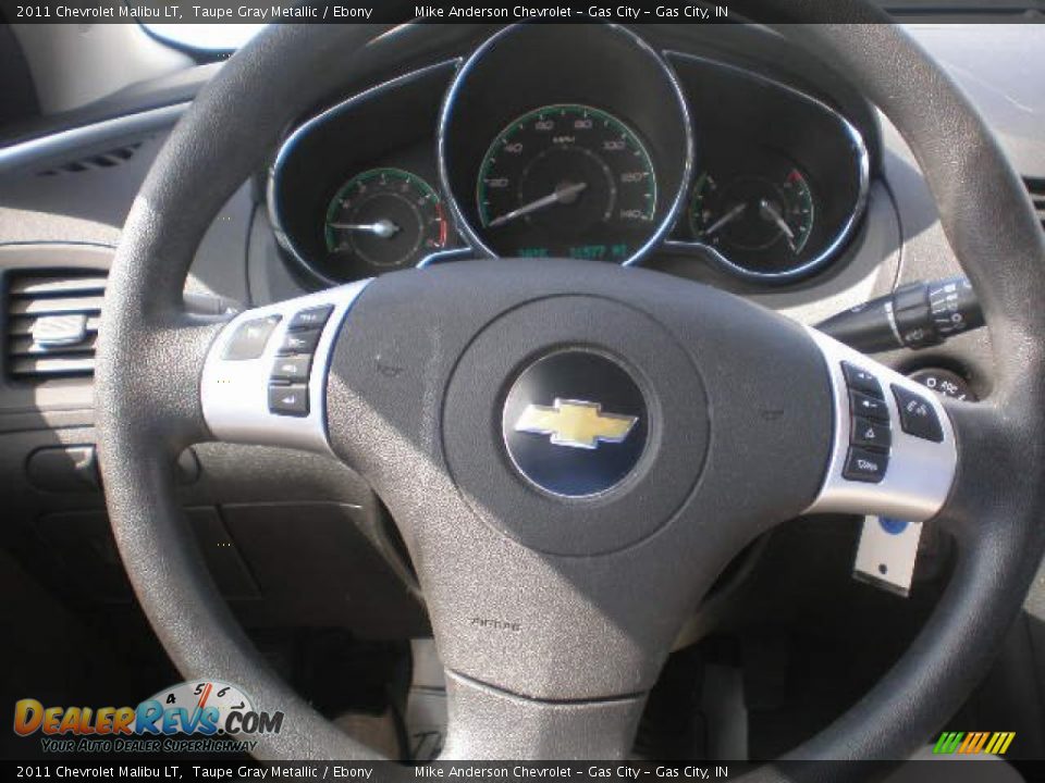 2011 Chevrolet Malibu LT Taupe Gray Metallic / Ebony Photo #8