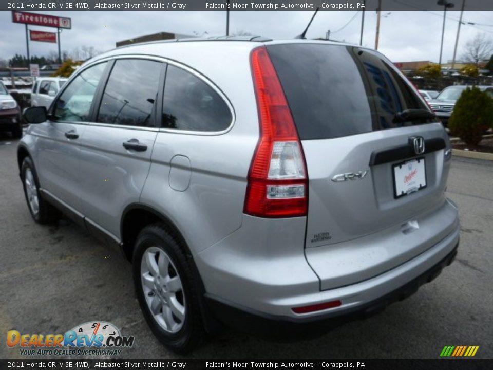 2011 Honda CR-V SE 4WD Alabaster Silver Metallic / Gray Photo #3