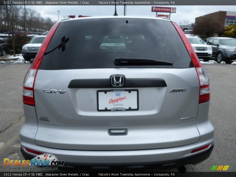 2011 Honda CR-V SE 4WD Alabaster Silver Metallic / Gray Photo #4