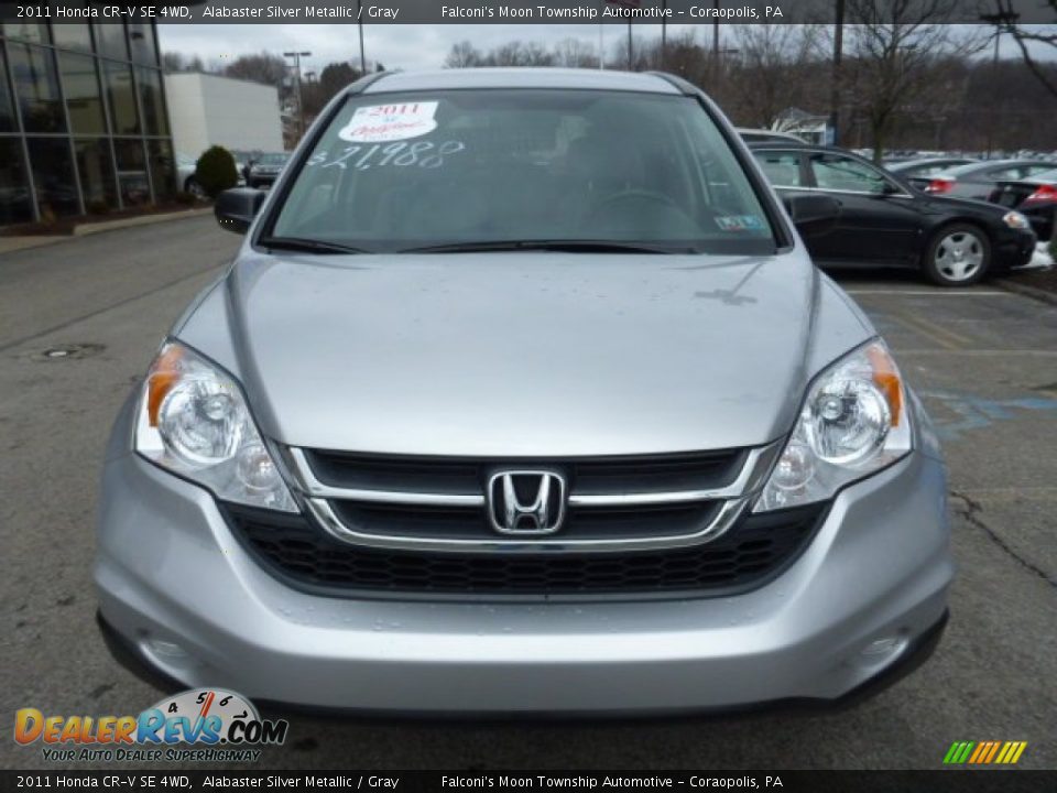 2011 Honda CR-V SE 4WD Alabaster Silver Metallic / Gray Photo #8