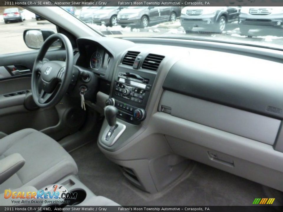 2011 Honda CR-V SE 4WD Alabaster Silver Metallic / Gray Photo #11