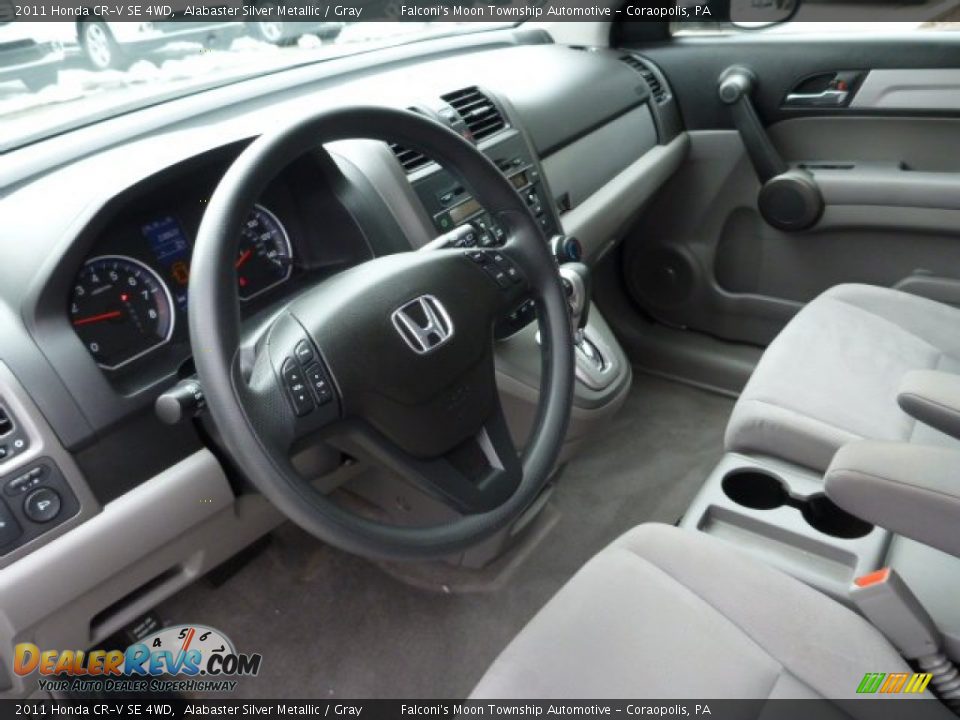 2011 Honda CR-V SE 4WD Alabaster Silver Metallic / Gray Photo #20