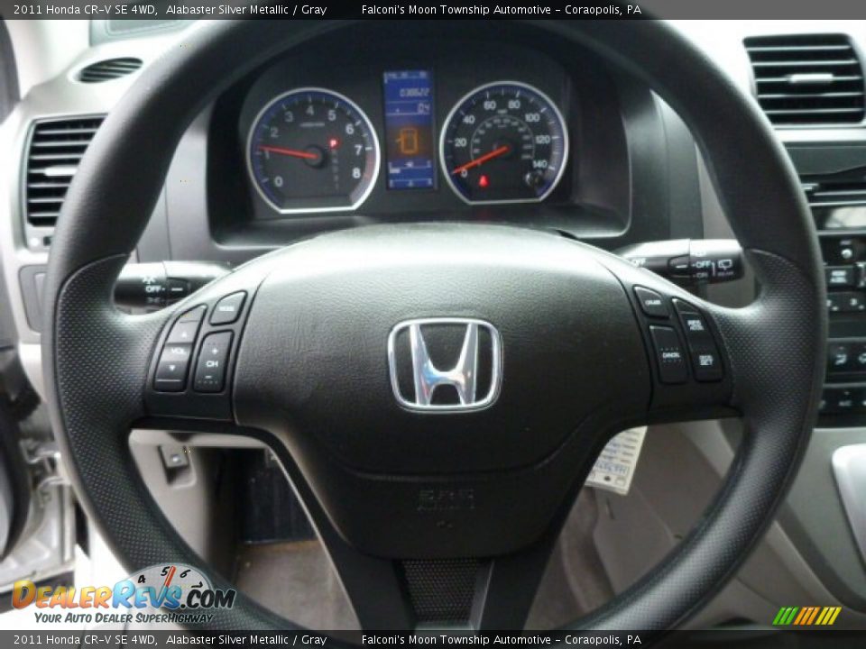 2011 Honda CR-V SE 4WD Alabaster Silver Metallic / Gray Photo #22