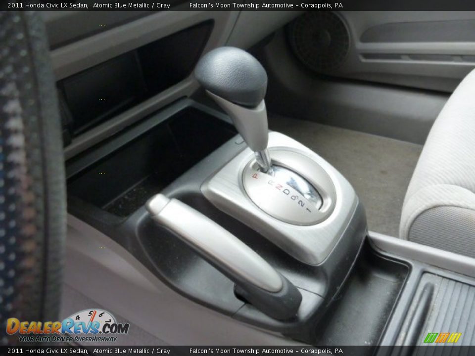 2011 Honda Civic LX Sedan Atomic Blue Metallic / Gray Photo #21