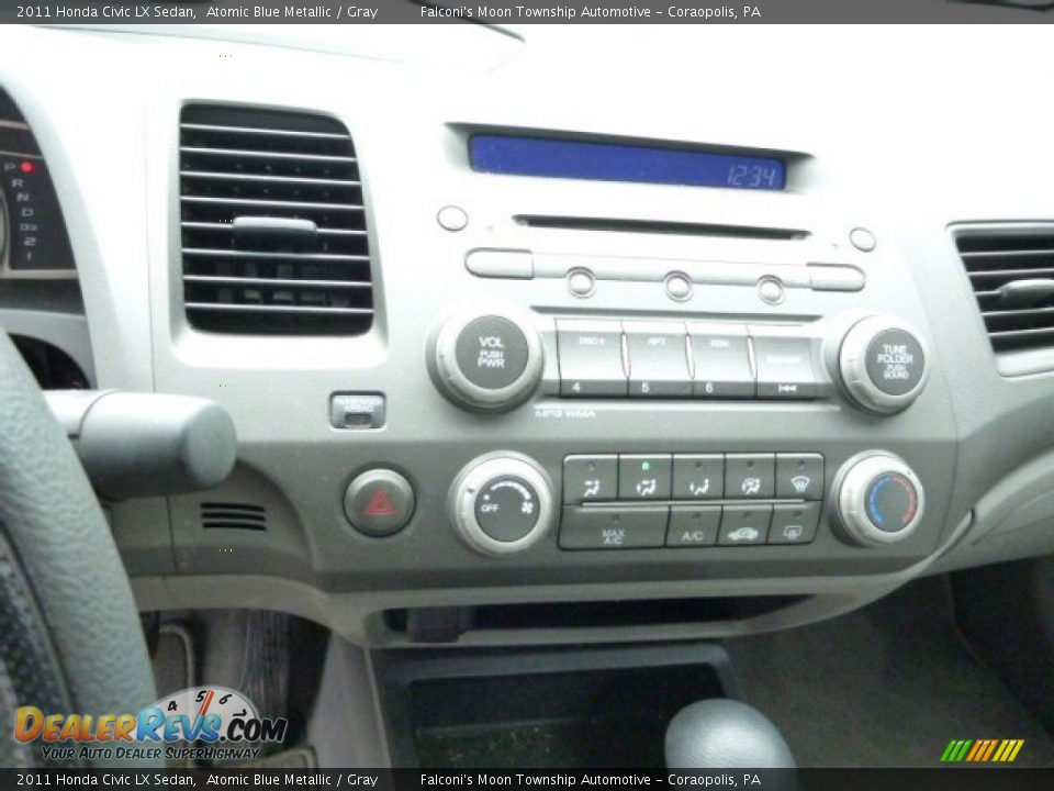2011 Honda Civic LX Sedan Atomic Blue Metallic / Gray Photo #23