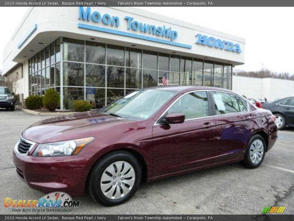 2010 Honda Accord LX Sedan Basque Red Pearl / Ivory Photo #1