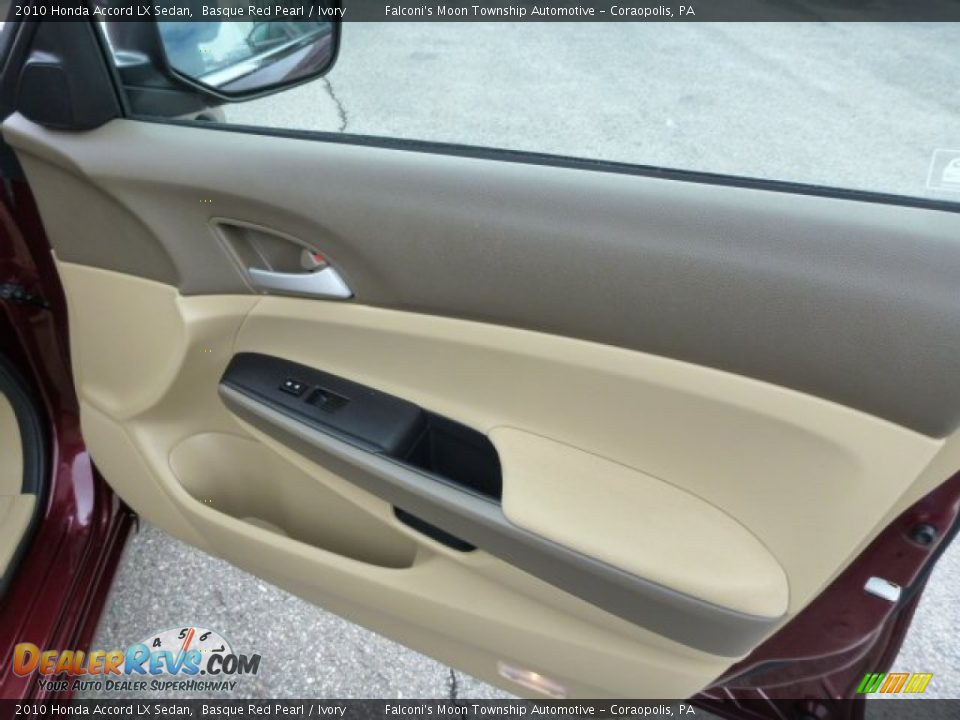 2010 Honda Accord LX Sedan Basque Red Pearl / Ivory Photo #12