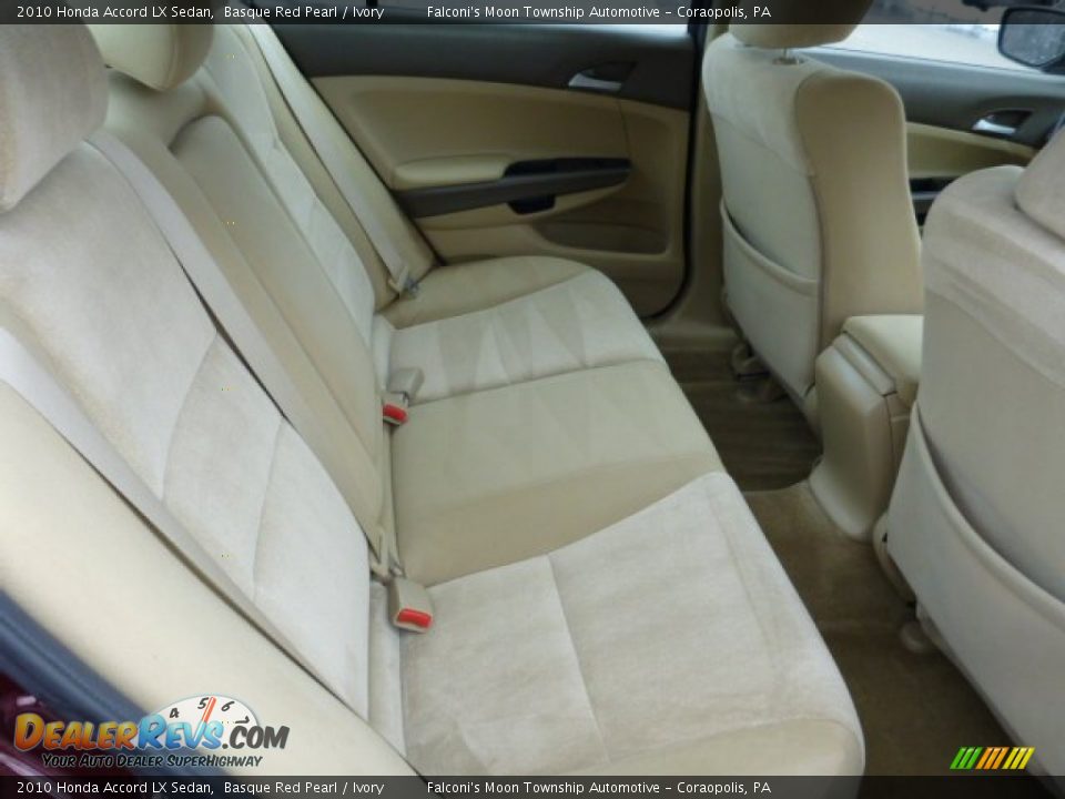 2010 Honda Accord LX Sedan Basque Red Pearl / Ivory Photo #13