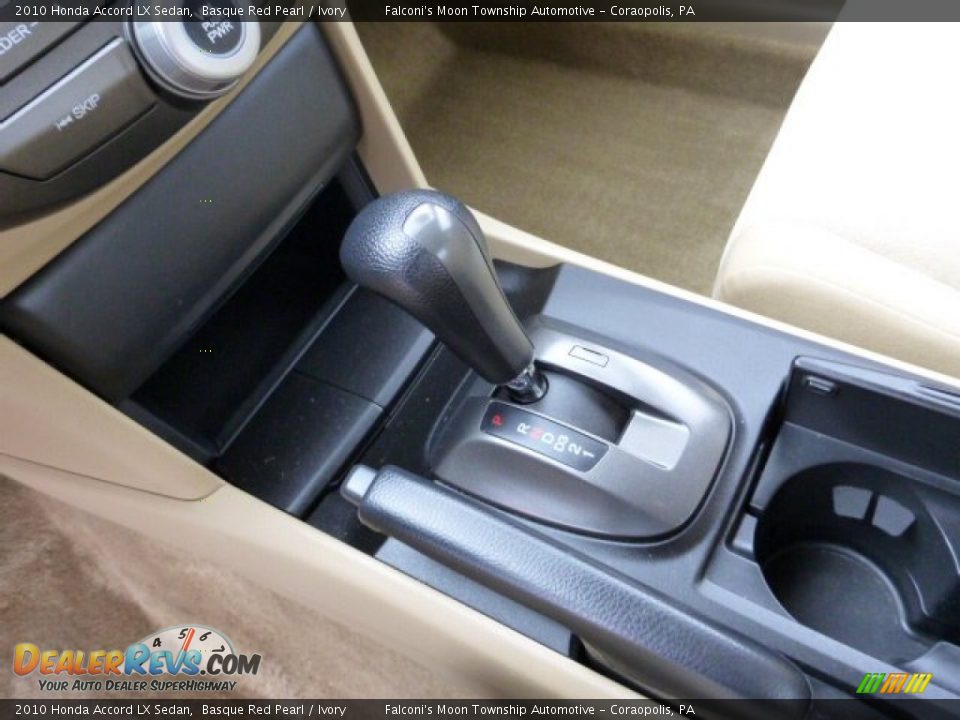 2010 Honda Accord LX Sedan Basque Red Pearl / Ivory Photo #21