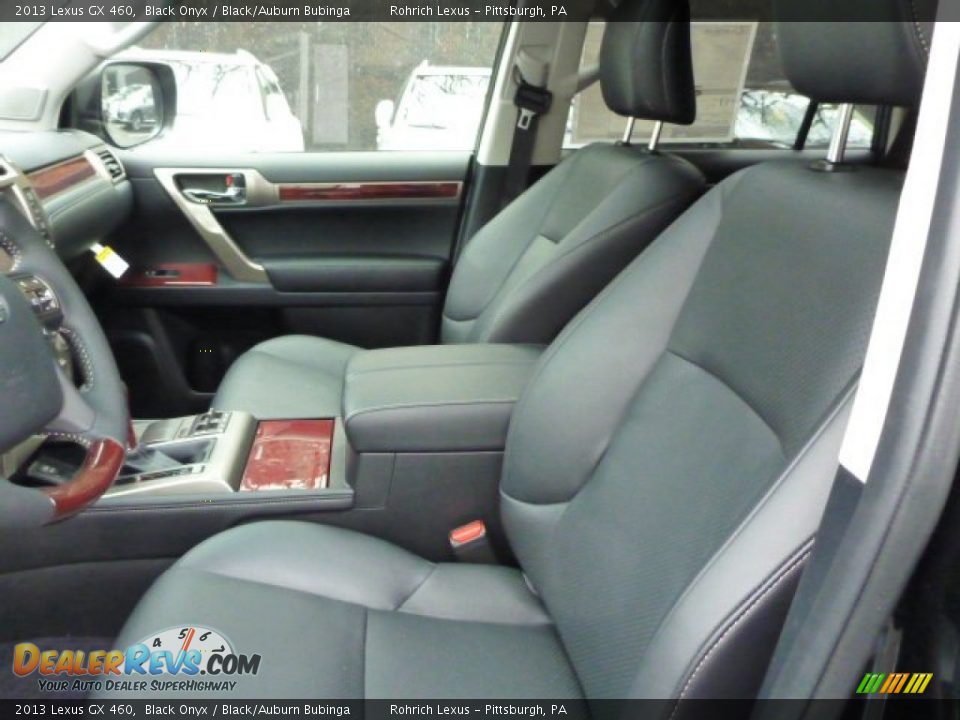 2013 Lexus GX 460 Black Onyx / Black/Auburn Bubinga Photo #10