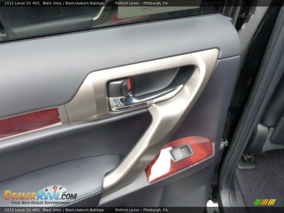 2013 Lexus GX 460 Black Onyx / Black/Auburn Bubinga Photo #13