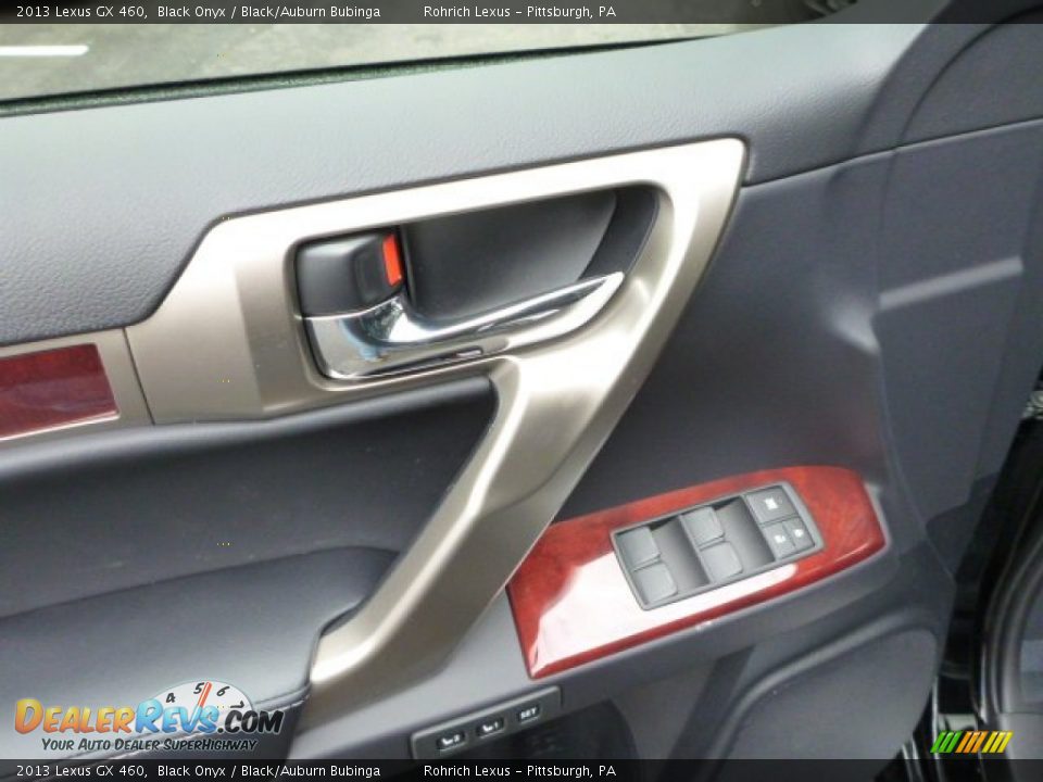 2013 Lexus GX 460 Black Onyx / Black/Auburn Bubinga Photo #14