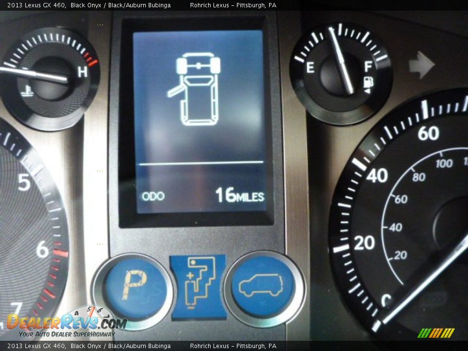 2013 Lexus GX 460 Black Onyx / Black/Auburn Bubinga Photo #19