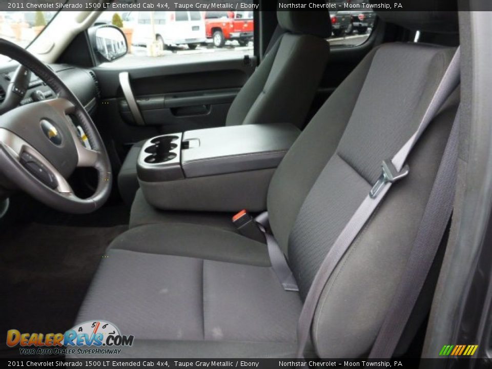 2011 Chevrolet Silverado 1500 LT Extended Cab 4x4 Taupe Gray Metallic / Ebony Photo #10