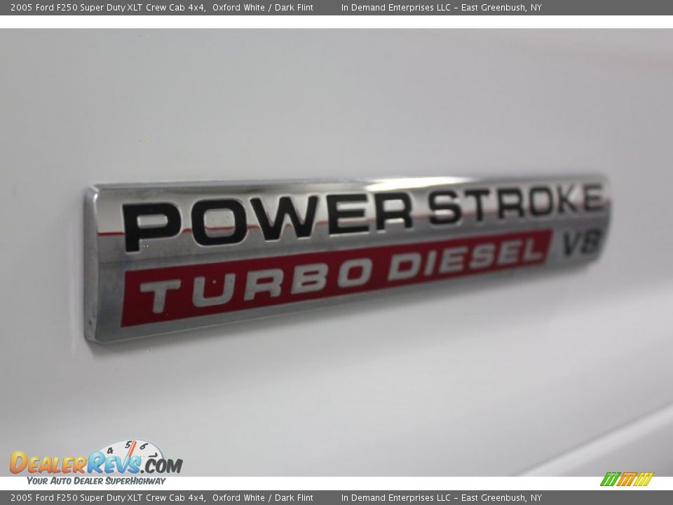2005 Ford F250 Super Duty XLT Crew Cab 4x4 Oxford White / Dark Flint Photo #20