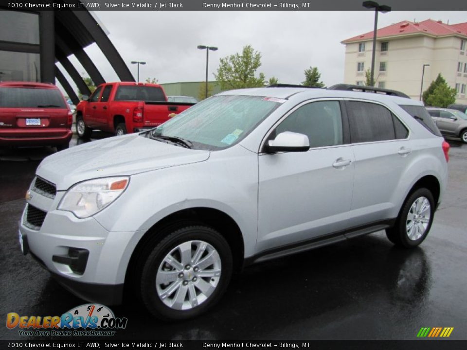 2010 Chevrolet Equinox LT AWD Silver Ice Metallic / Jet Black Photo #3