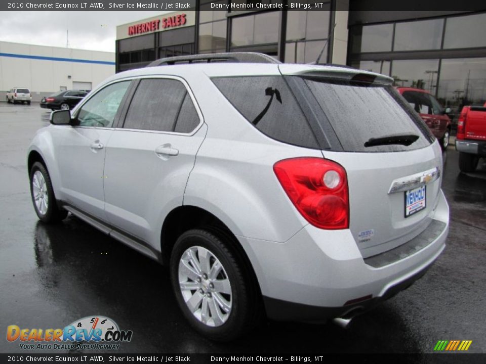 2010 Chevrolet Equinox LT AWD Silver Ice Metallic / Jet Black Photo #5