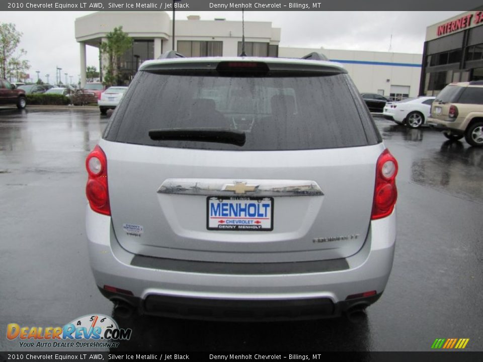 2010 Chevrolet Equinox LT AWD Silver Ice Metallic / Jet Black Photo #6