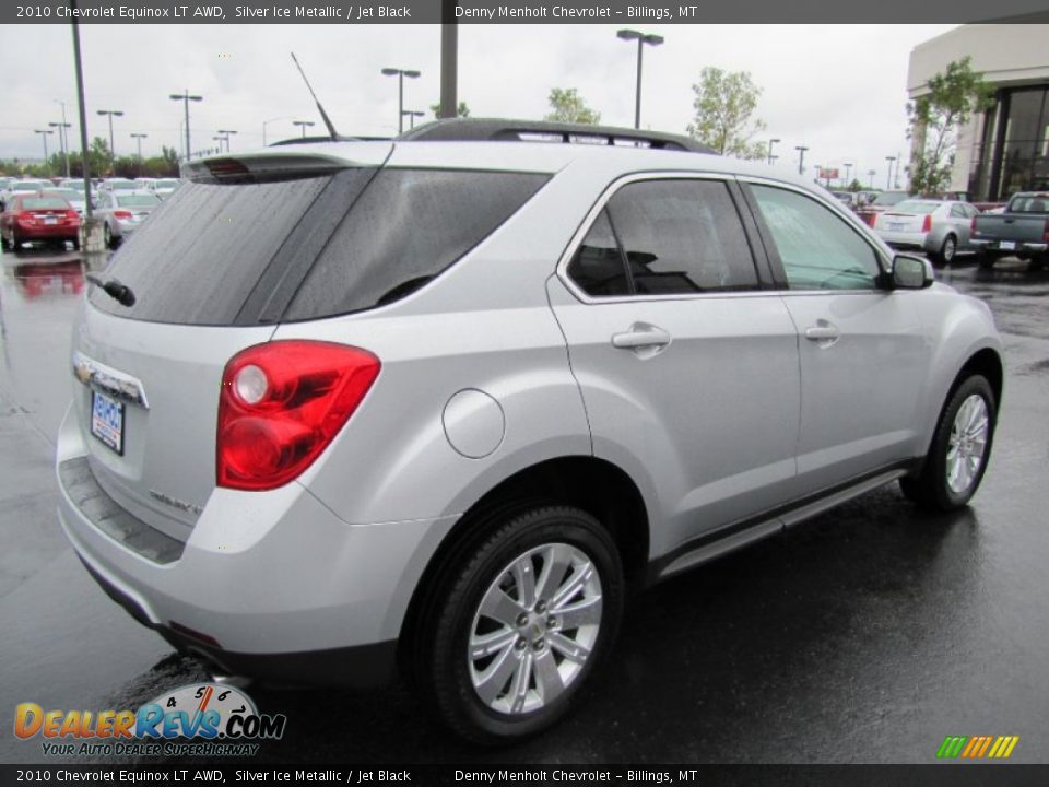 2010 Chevrolet Equinox LT AWD Silver Ice Metallic / Jet Black Photo #7