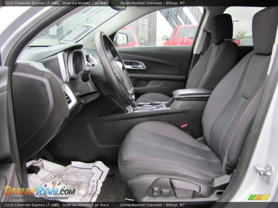 2010 Chevrolet Equinox LT AWD Silver Ice Metallic / Jet Black Photo #8