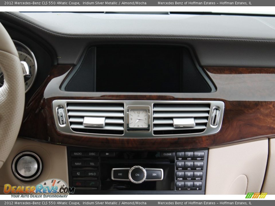 2012 Mercedes-Benz CLS 550 4Matic Coupe Iridium Silver Metallic / Almond/Mocha Photo #10