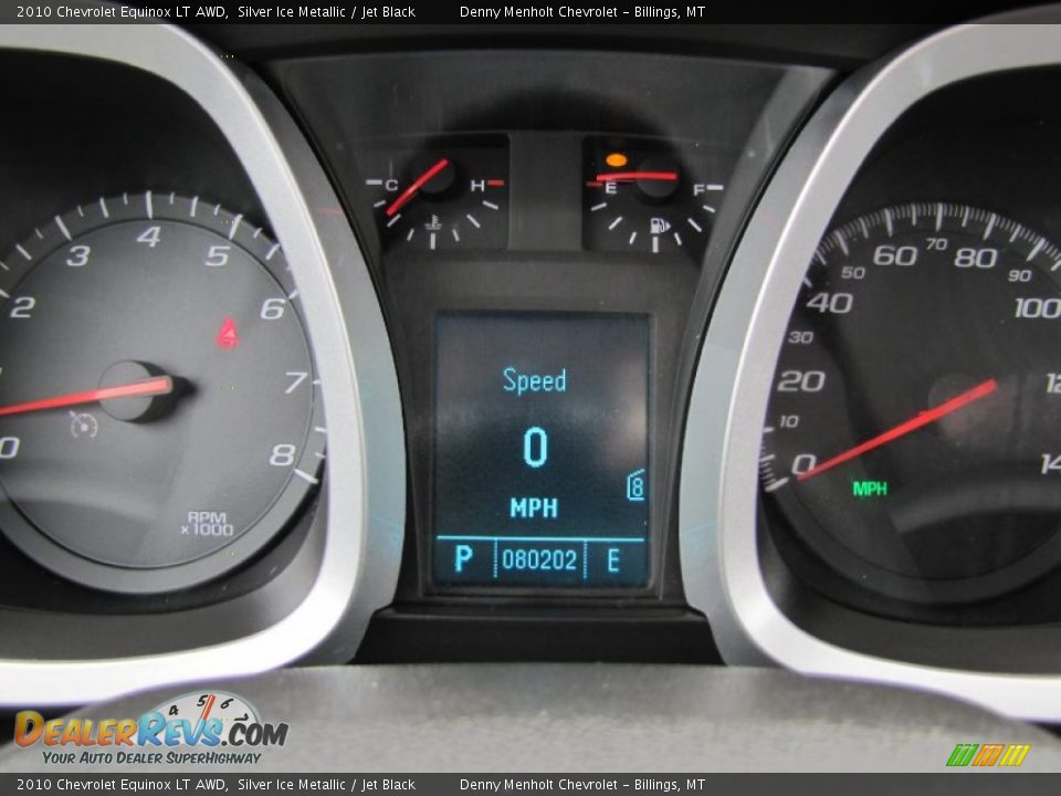 2010 Chevrolet Equinox LT AWD Silver Ice Metallic / Jet Black Photo #10