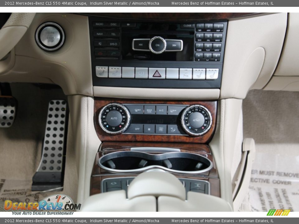 2012 Mercedes-Benz CLS 550 4Matic Coupe Iridium Silver Metallic / Almond/Mocha Photo #11