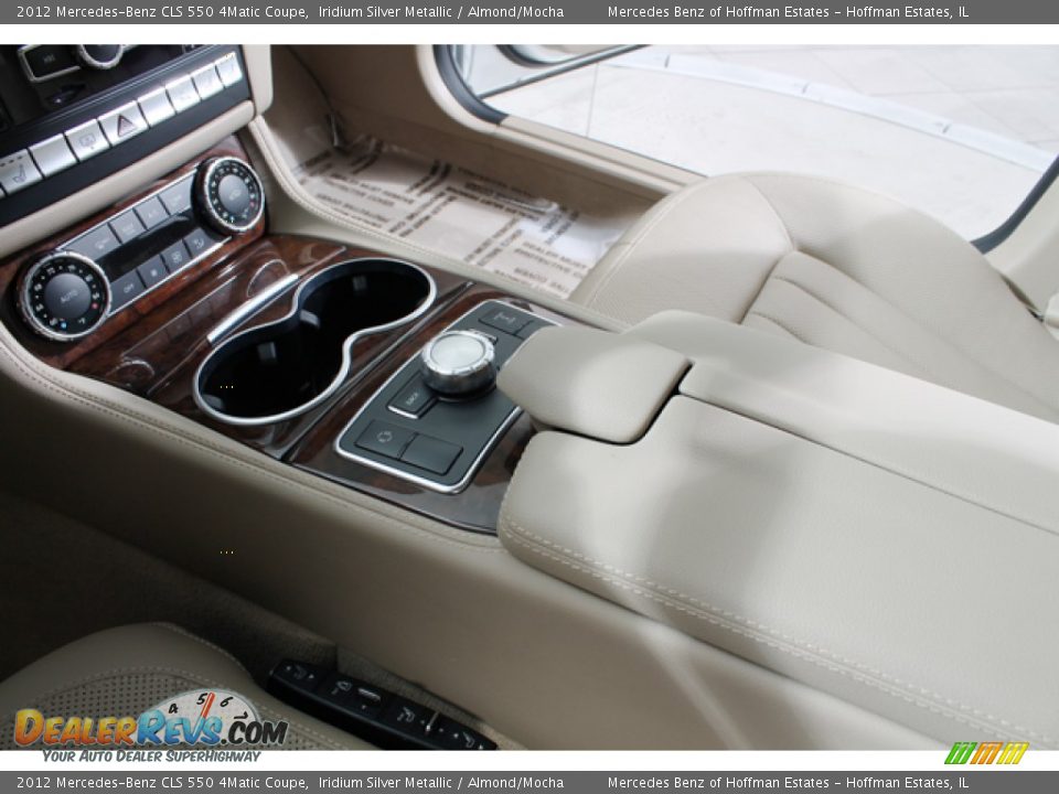 2012 Mercedes-Benz CLS 550 4Matic Coupe Iridium Silver Metallic / Almond/Mocha Photo #12