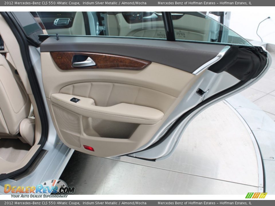 2012 Mercedes-Benz CLS 550 4Matic Coupe Iridium Silver Metallic / Almond/Mocha Photo #14