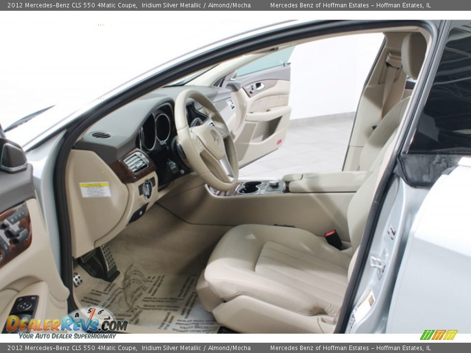 2012 Mercedes-Benz CLS 550 4Matic Coupe Iridium Silver Metallic / Almond/Mocha Photo #18