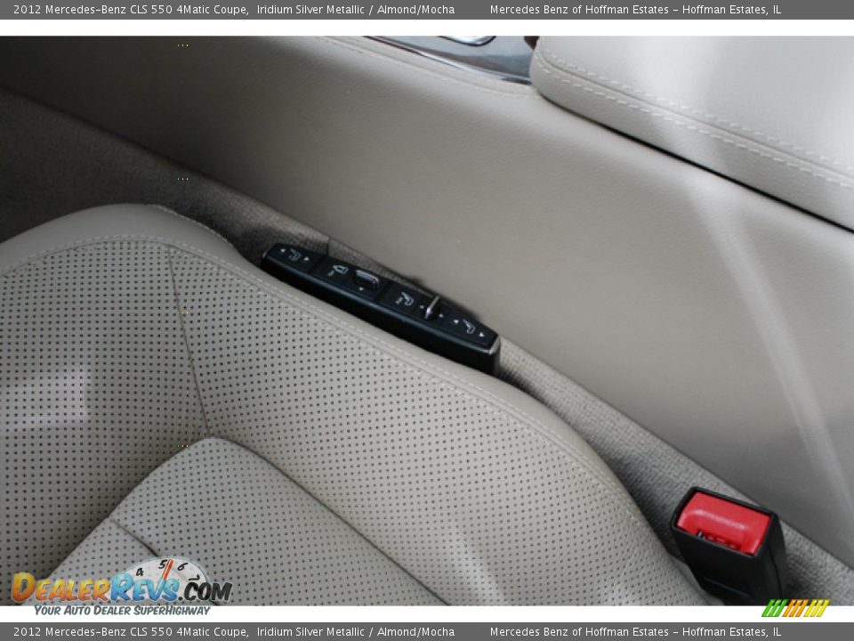 2012 Mercedes-Benz CLS 550 4Matic Coupe Iridium Silver Metallic / Almond/Mocha Photo #20