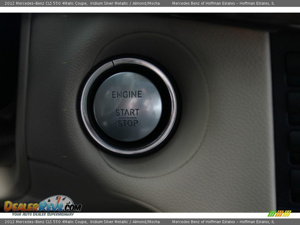 2012 Mercedes-Benz CLS 550 4Matic Coupe Iridium Silver Metallic / Almond/Mocha Photo #21