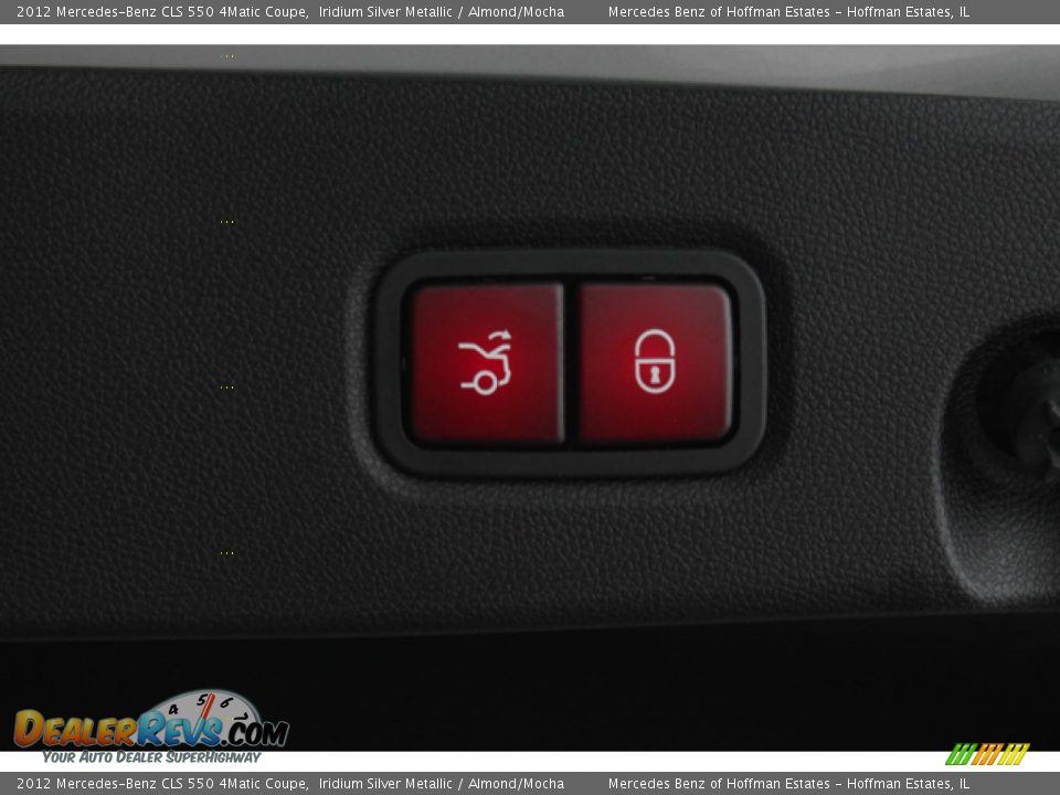 2012 Mercedes-Benz CLS 550 4Matic Coupe Iridium Silver Metallic / Almond/Mocha Photo #23