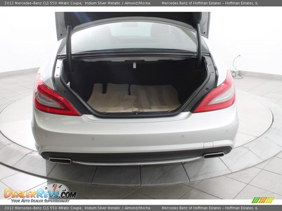 2012 Mercedes-Benz CLS 550 4Matic Coupe Iridium Silver Metallic / Almond/Mocha Photo #24