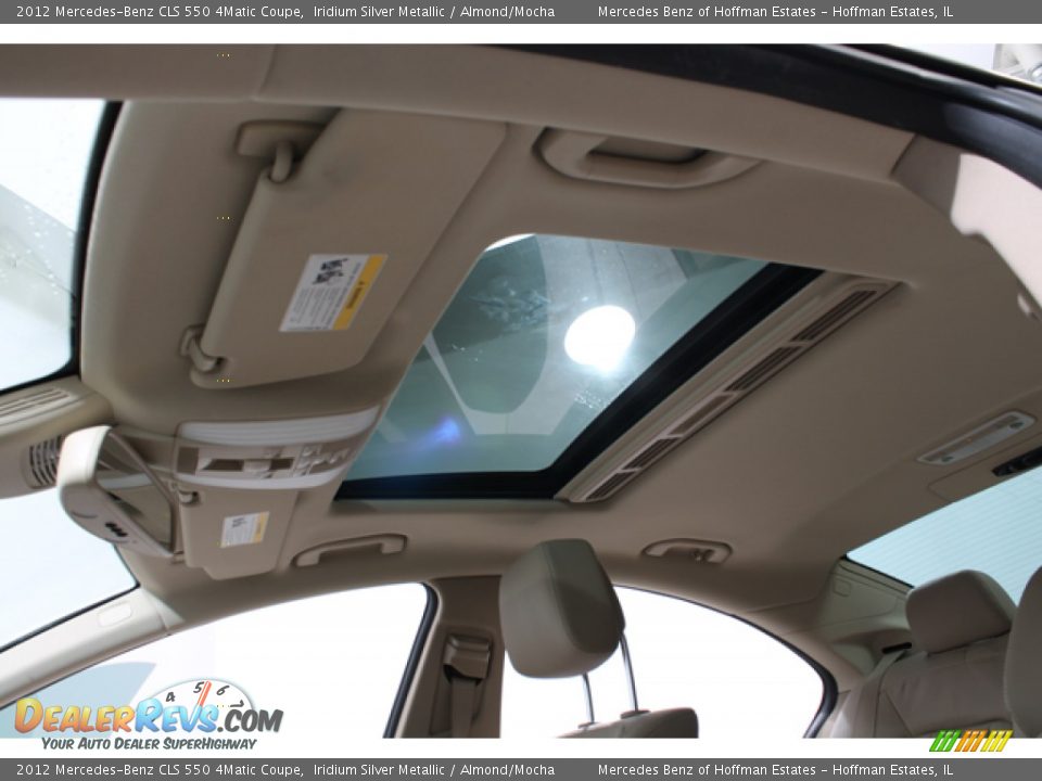 2012 Mercedes-Benz CLS 550 4Matic Coupe Iridium Silver Metallic / Almond/Mocha Photo #25