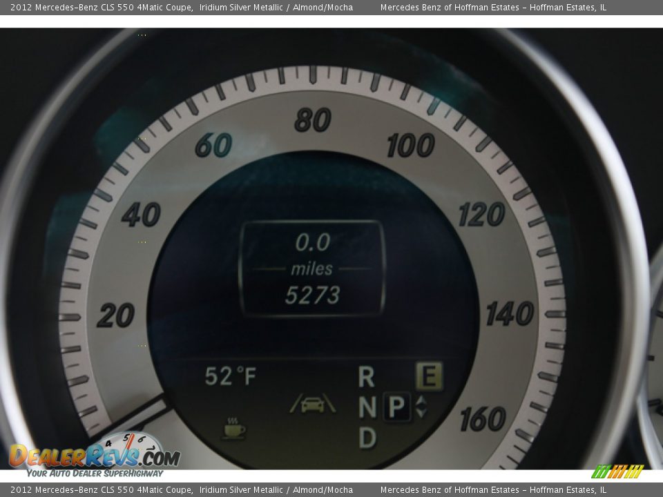 2012 Mercedes-Benz CLS 550 4Matic Coupe Iridium Silver Metallic / Almond/Mocha Photo #27