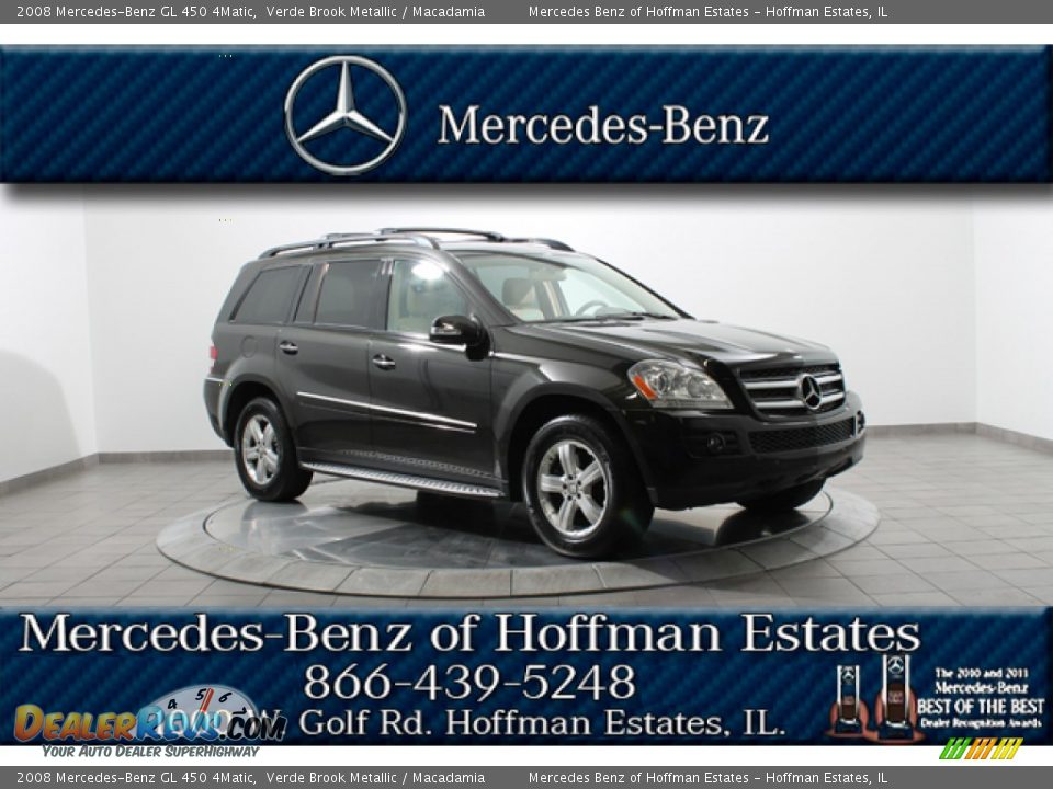 2008 Mercedes-Benz GL 450 4Matic Verde Brook Metallic / Macadamia Photo #1