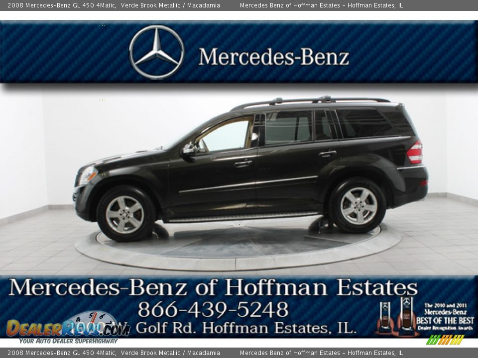2008 Mercedes-Benz GL 450 4Matic Verde Brook Metallic / Macadamia Photo #2
