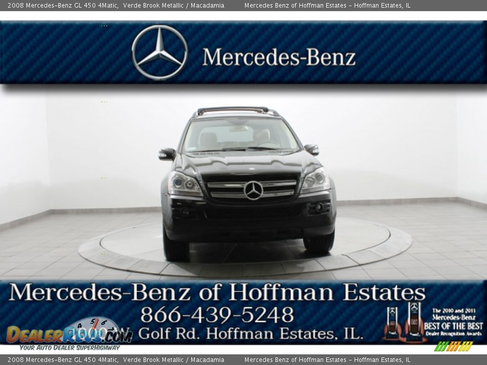2008 Mercedes-Benz GL 450 4Matic Verde Brook Metallic / Macadamia Photo #3